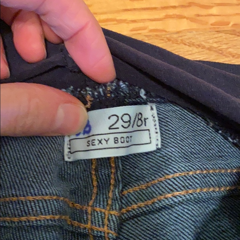 GAP Women's Boot Cut Jeans - Dark Blue - Picture 3 of 6